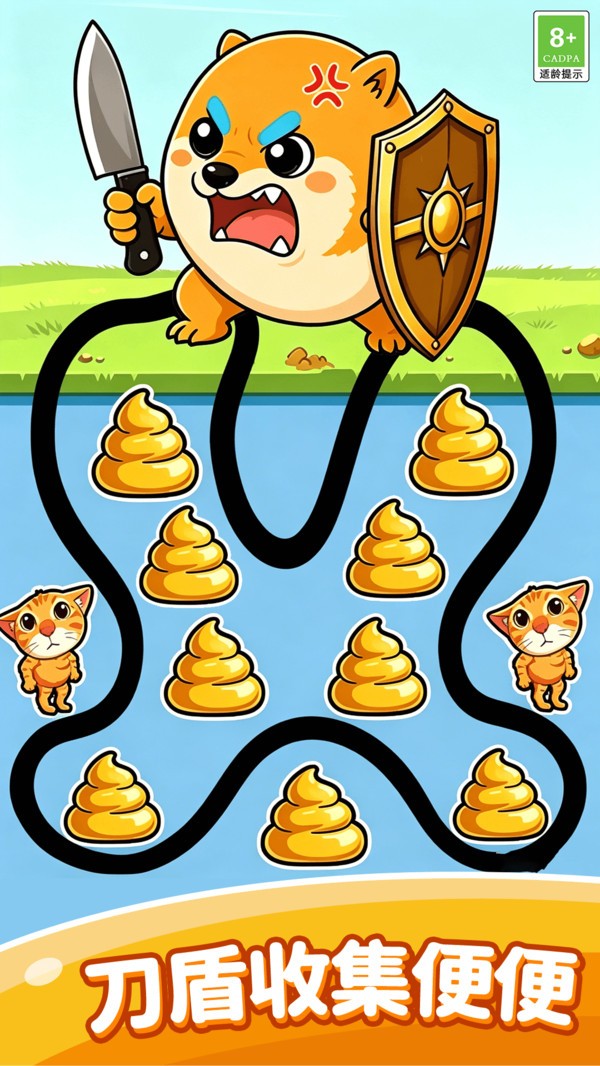 搞笑的刀盾游戏免费版截图1
