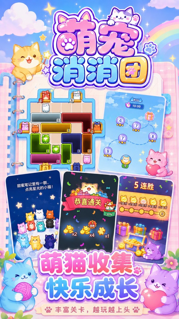 萌宠消消团游戏免费版截图1